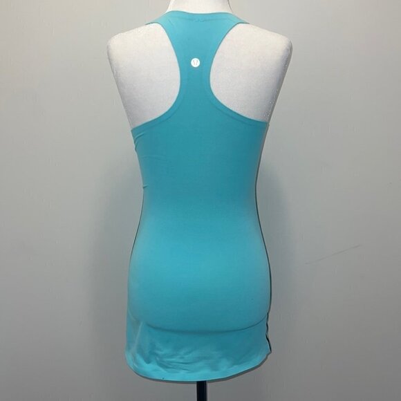 LULULEMON blue cool racer back tank top size 0/2 - Picture 5 of 11